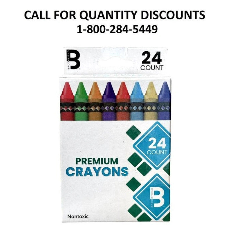 24 CT PREMIUM QUALITY CRAYONS